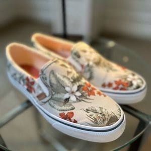 Womens Keds Floral slip on sneaker Sz 8